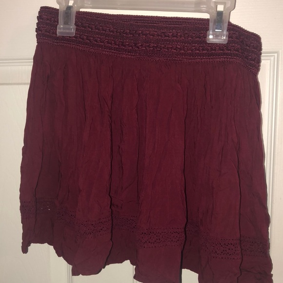 Aeropostale Dresses & Skirts - Lightweight Wine Skirt!